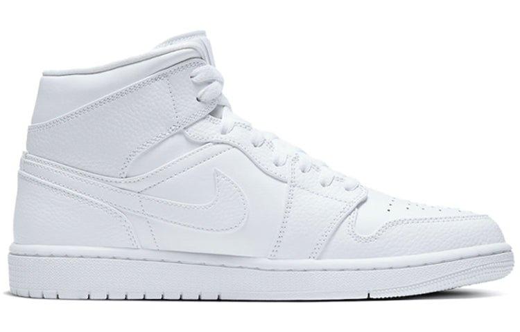 Air Jordan 1 Mid Triple White 2020