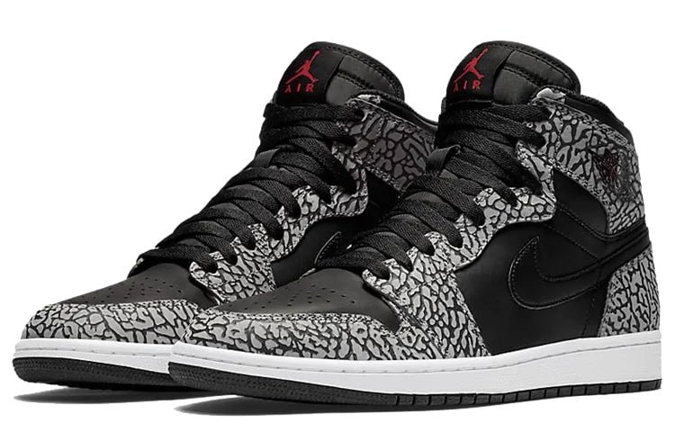 Air Jordan 1 Retro High Black Elephant