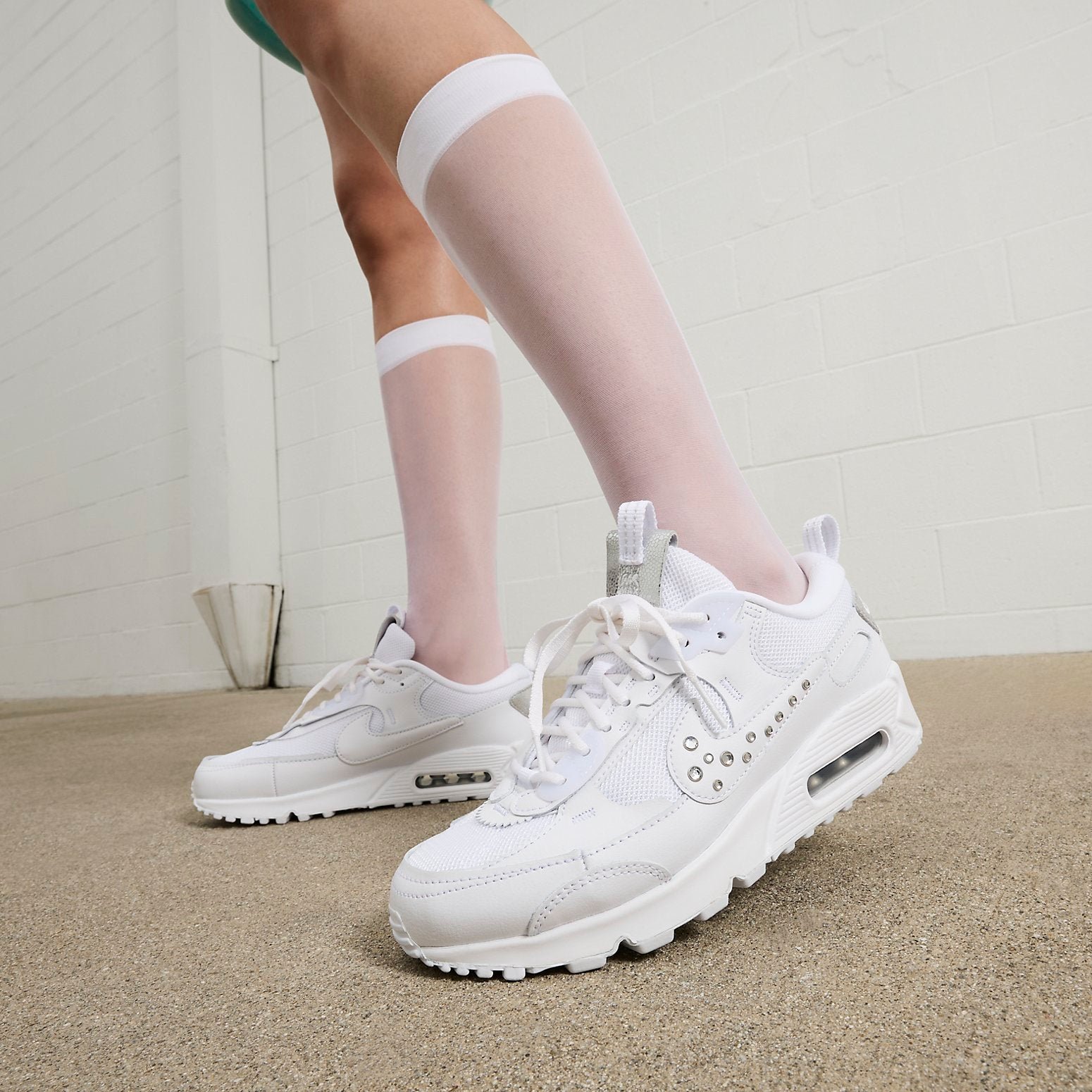 Nike Air Max 90 White Metallic Silver