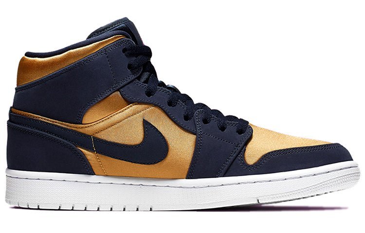 Air Jordan 1 Mid SE Premium Stain Gold
