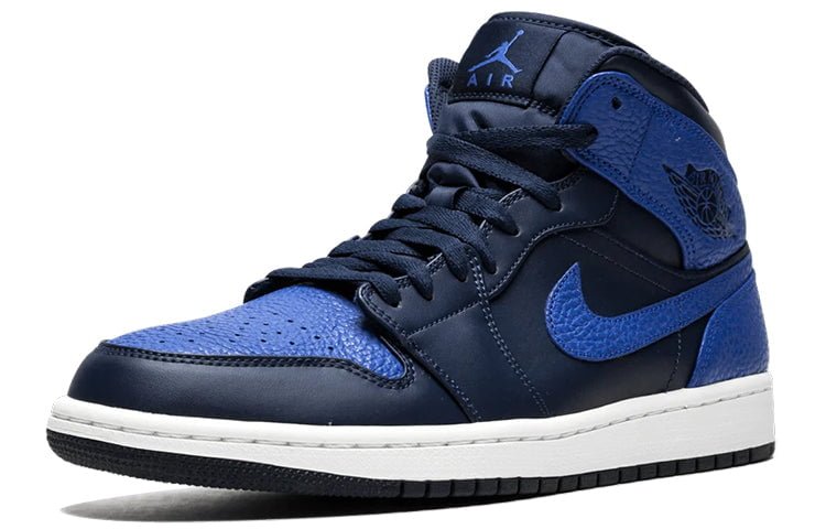Air Jordan 1 Retro Mid Obsidian Royal