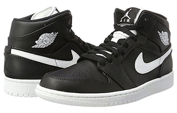 Air Jordan 1 Retro Mid Black White
