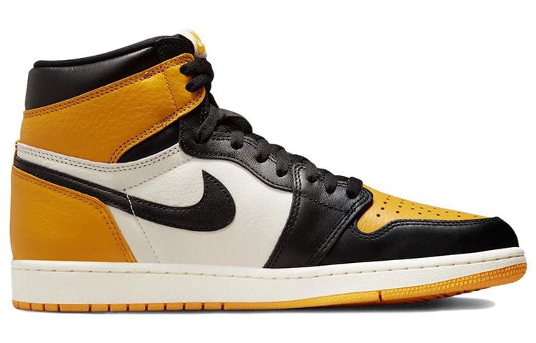 Air Jordan 1 Retro High OG Yellow Toe white