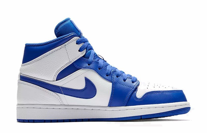 Air Jordan 1 Mid Hyper Royal White