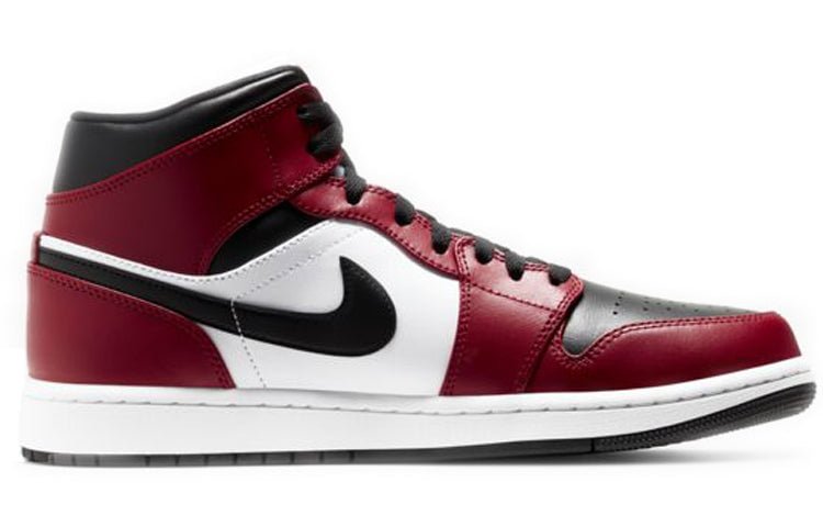 Air Jordan 1 Mid Chicago Black Toe