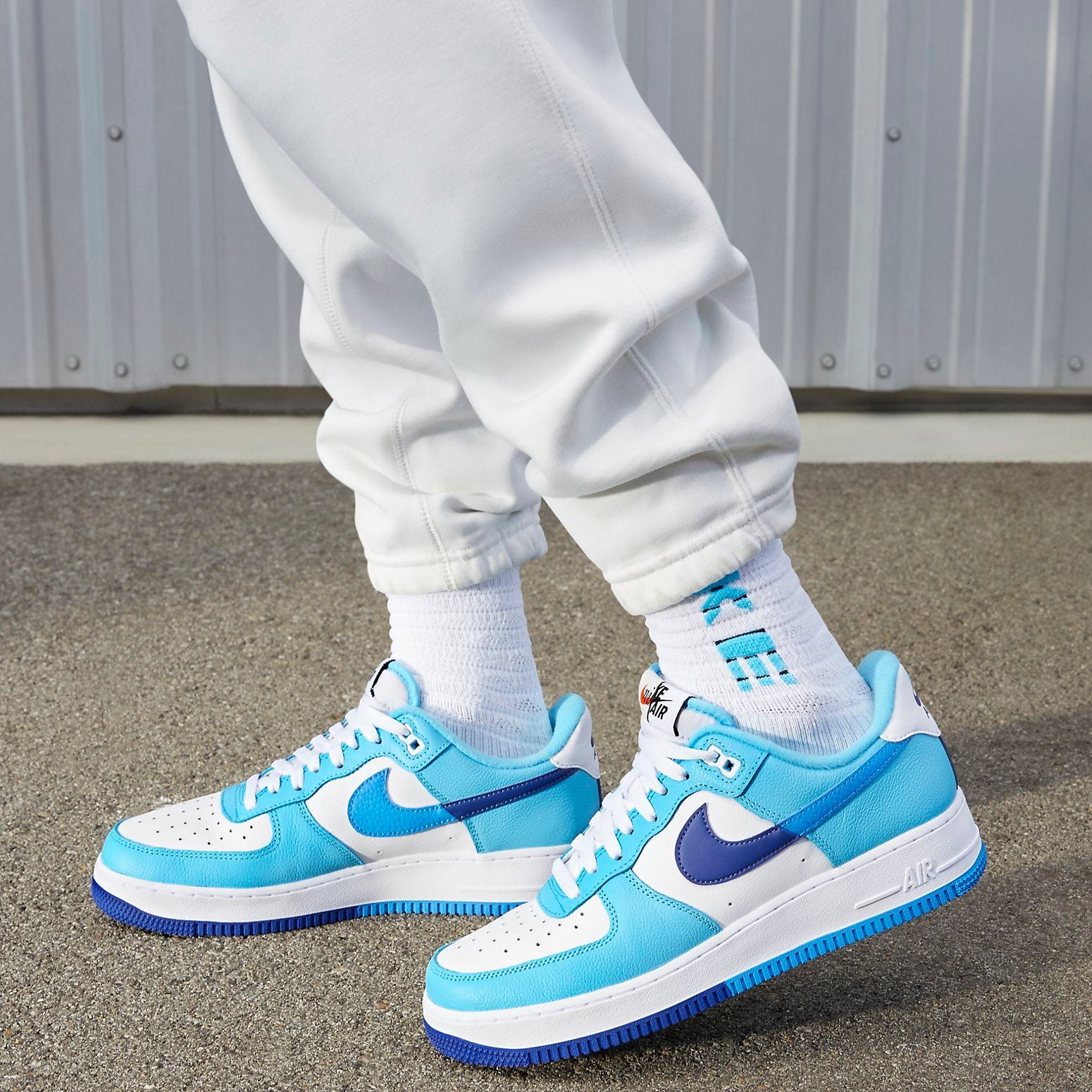 Nike Air Force 1 Low Split Light Photo Blue