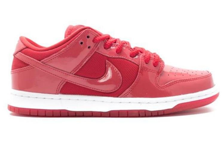 Nike Dunk Low Pro SB Red Patent Leather