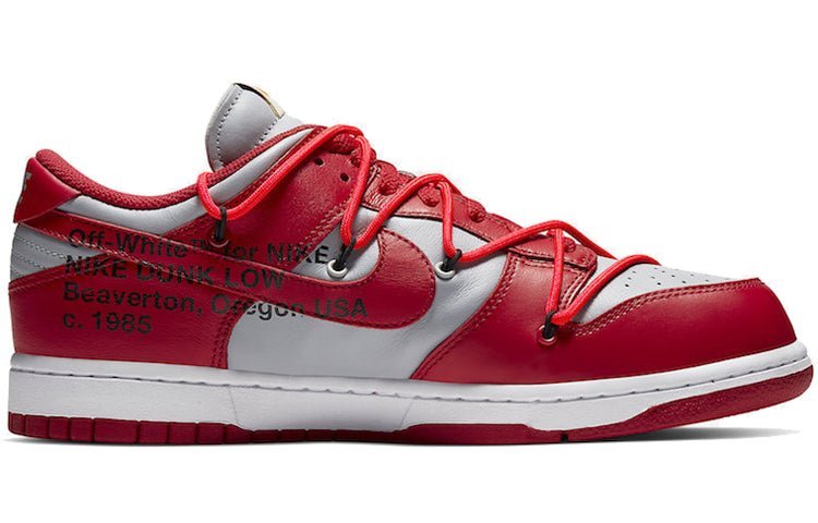 Nike OffWhite x Dunk Low University Red