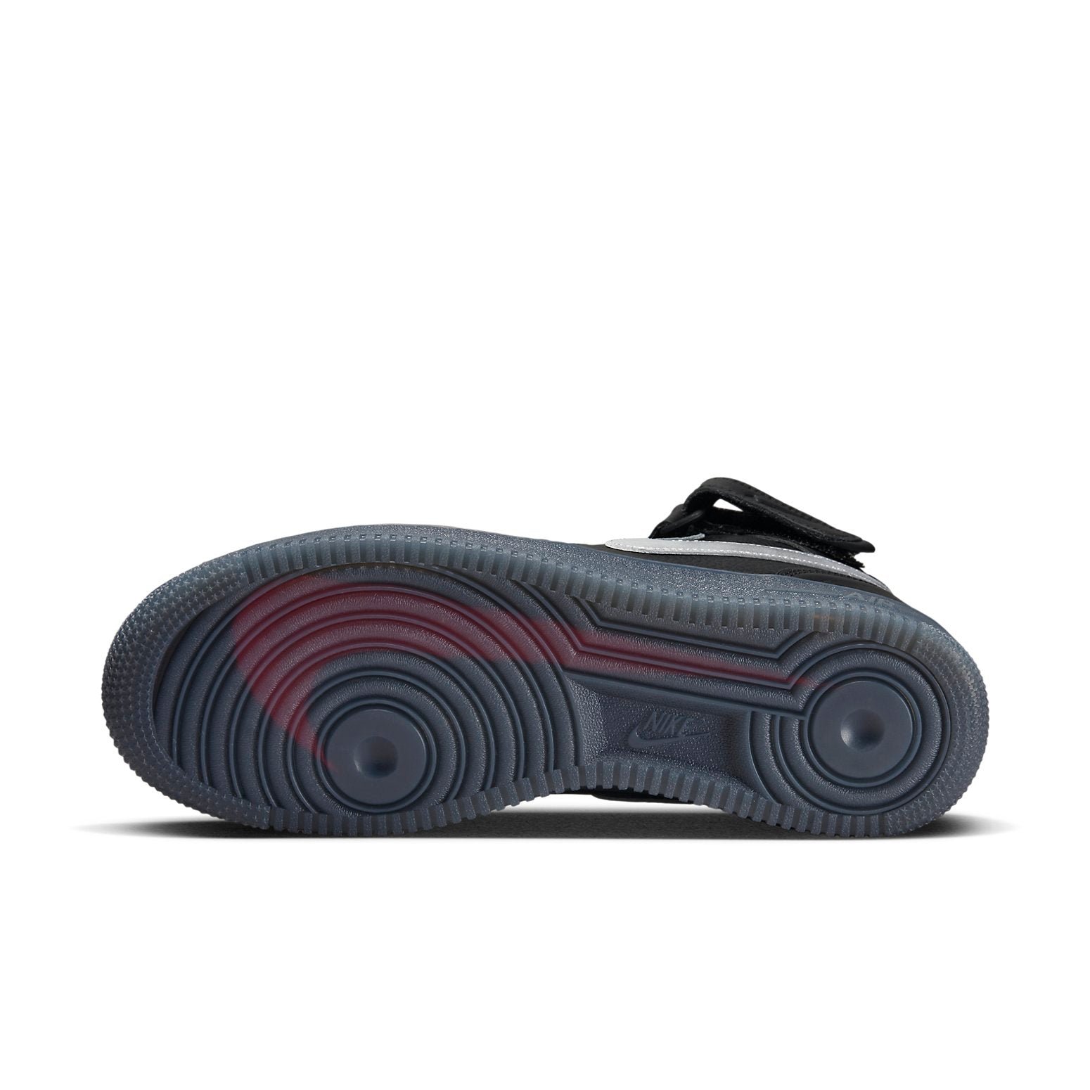 Nike Air Force 1 Mid Premium Black Metallic Silver