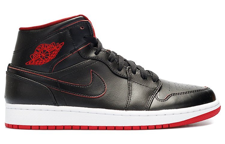 Air Jordan 1 Mid Black Red