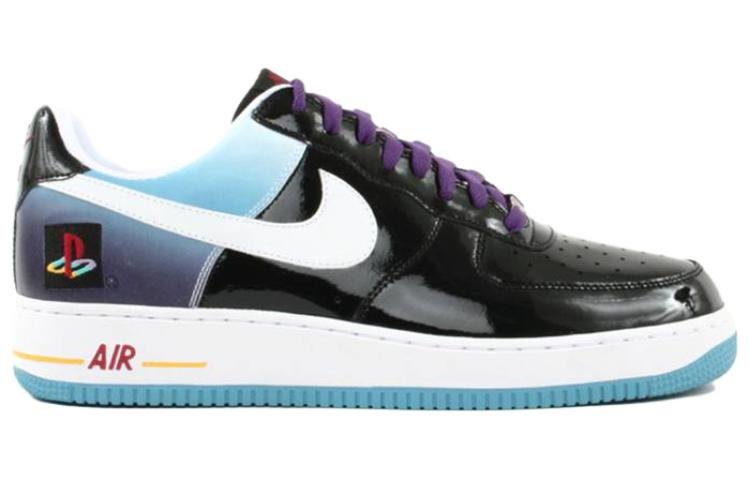 Nike Air Force 1 Low Playstation Black White Purple C1FT