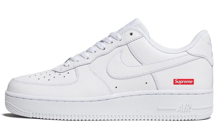 Nike Supreme x Air Force 1 Low Box Logo White