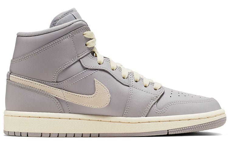 Air Jordan 1 Mid Grey Light Bone