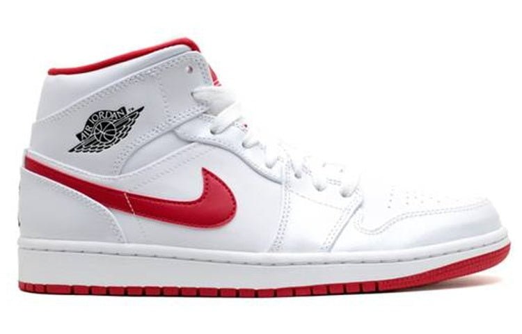 Air Jordan 1 Mid White Gym Red