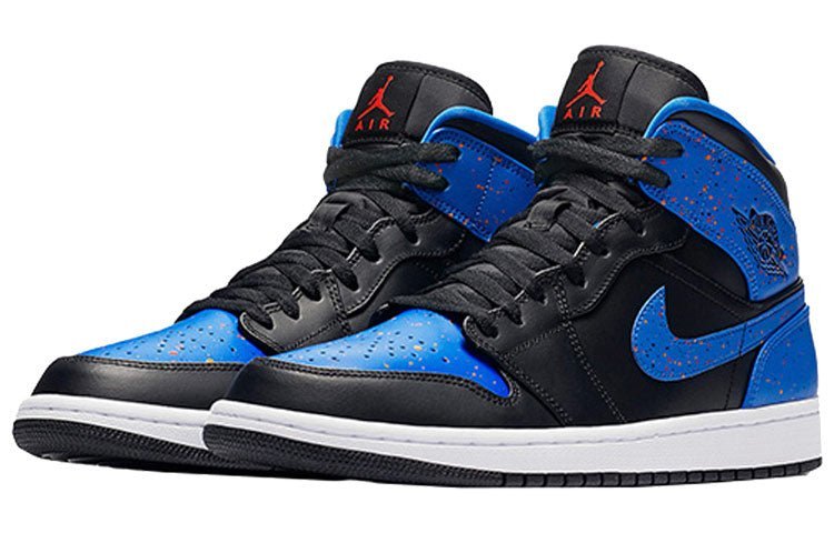 Air Jordan 1 Mid Royal Splatter
