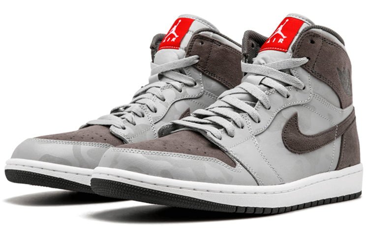 Air Jordan 1 Retro High Premium Grey Camo