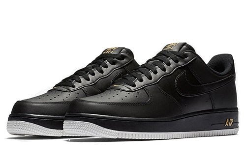 Nike Air Force 1 Low 07 Leaf Crest Logo Black