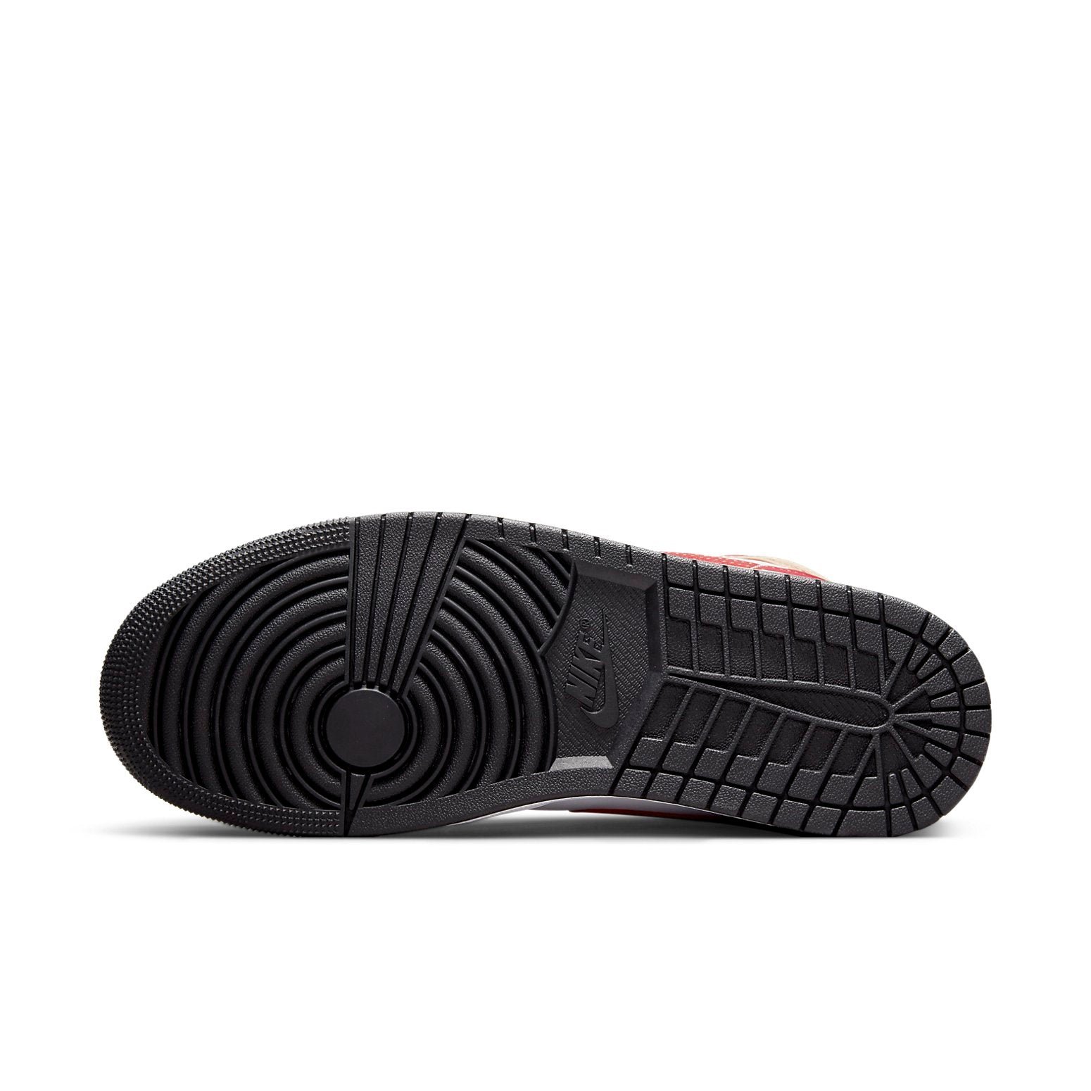 Air Jordan 1 Mid Light Curry Cardinal Red