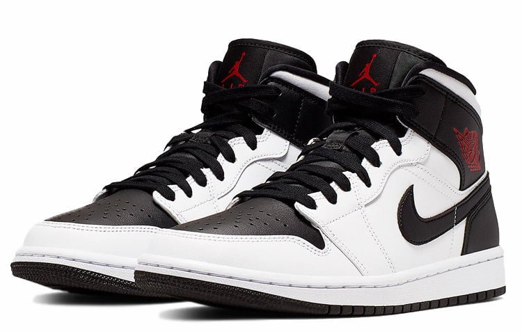 Air Jordan 1 Mid White Black