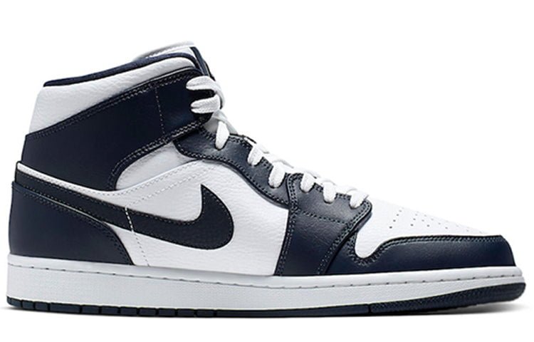 Air Jordan 1 Mid Obsidian White