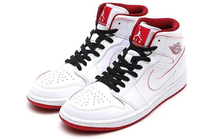 Air Jordan 1 Retro Mid White Gym Red