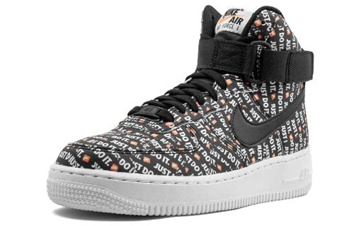 Nike Air Force 1 High Just Do It Black Orange