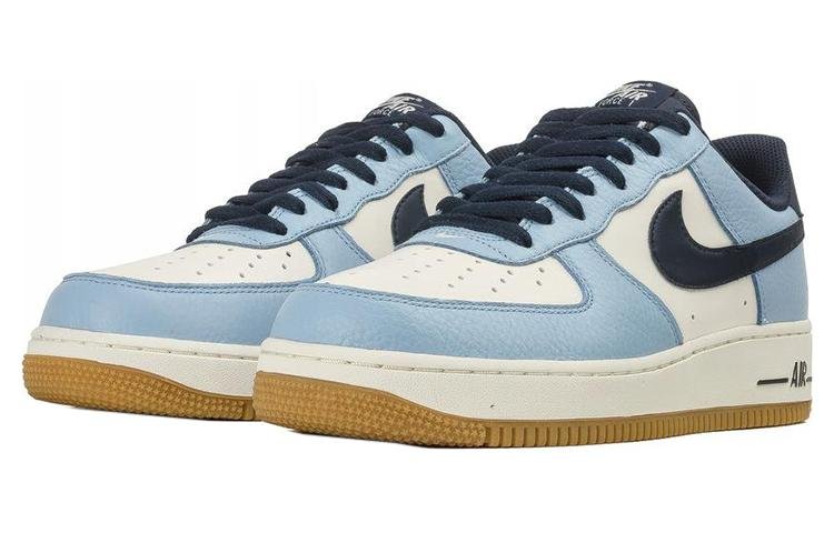 Nike Air Force 1 Low Blue Cap Gum