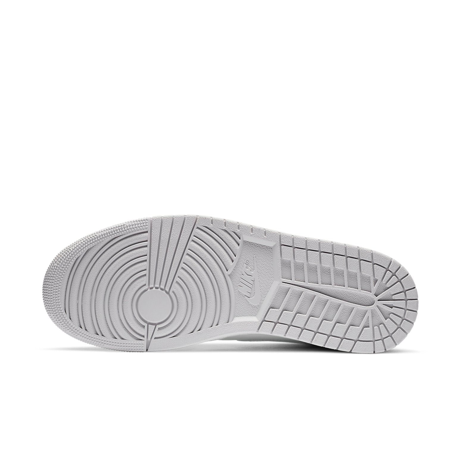 Air Jordan 1 Mid Swoosh Logo Grey Camo