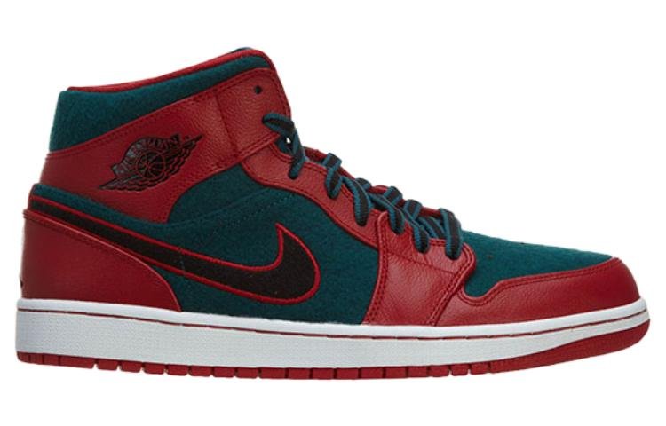 Air Jordan 1 Mid Gym Red Dark Sea