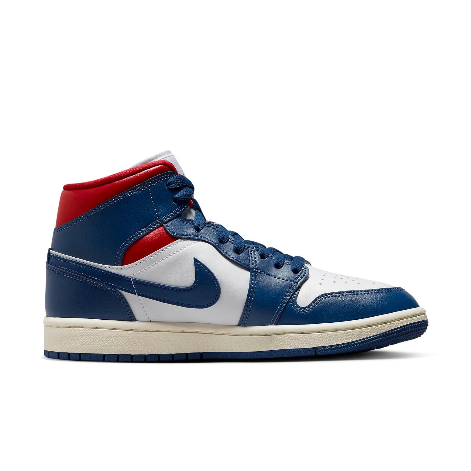 Air Jordan 1 Mid French Blue Gym Red