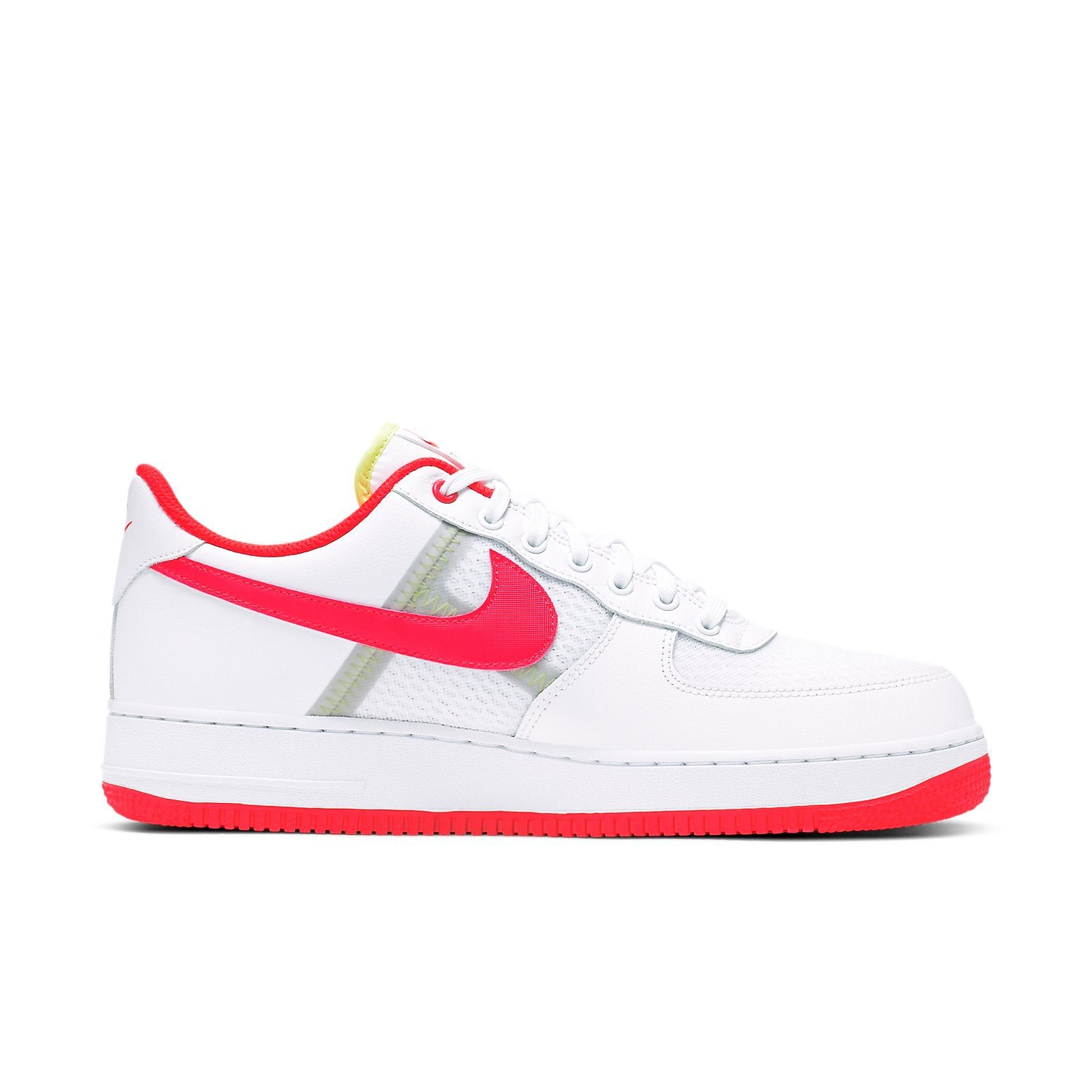 Nike Air Force 1 Low Transparent White Crimson
