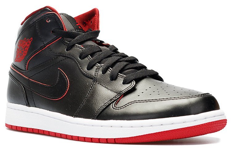 Air Jordan 1 Mid Black Red
