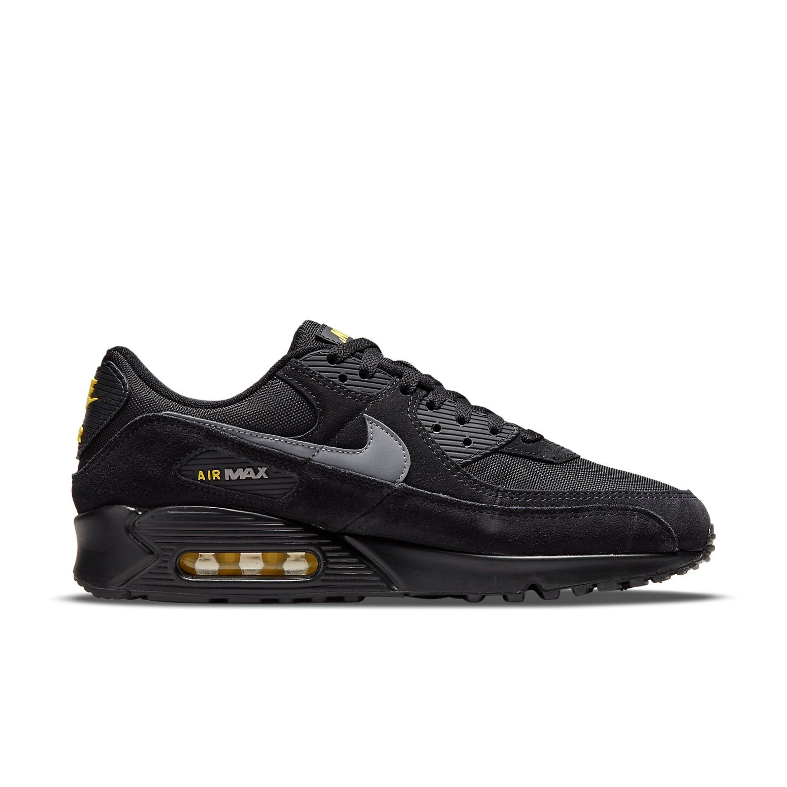 Nike Air Max 90 Reflective Swoosh Black Yellow Strike