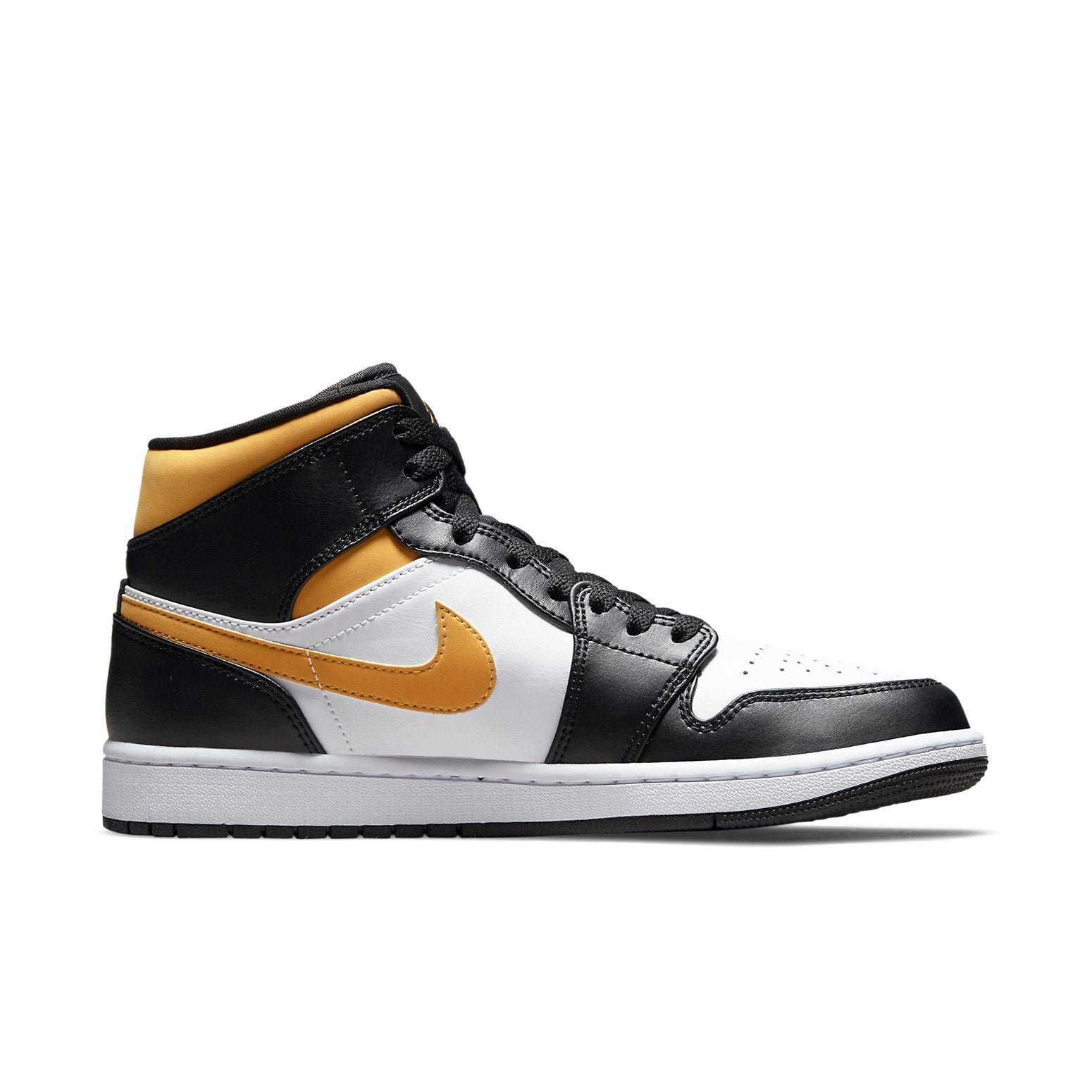 Air Jordan 1 Mid Black University Gold
