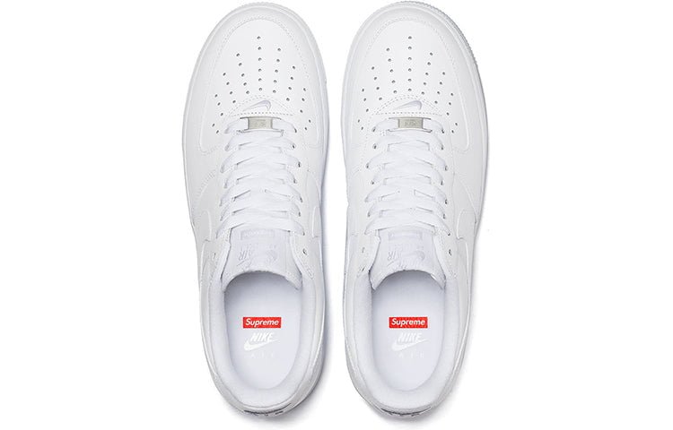 Nike Supreme x Air Force 1 Low Box Logo White
