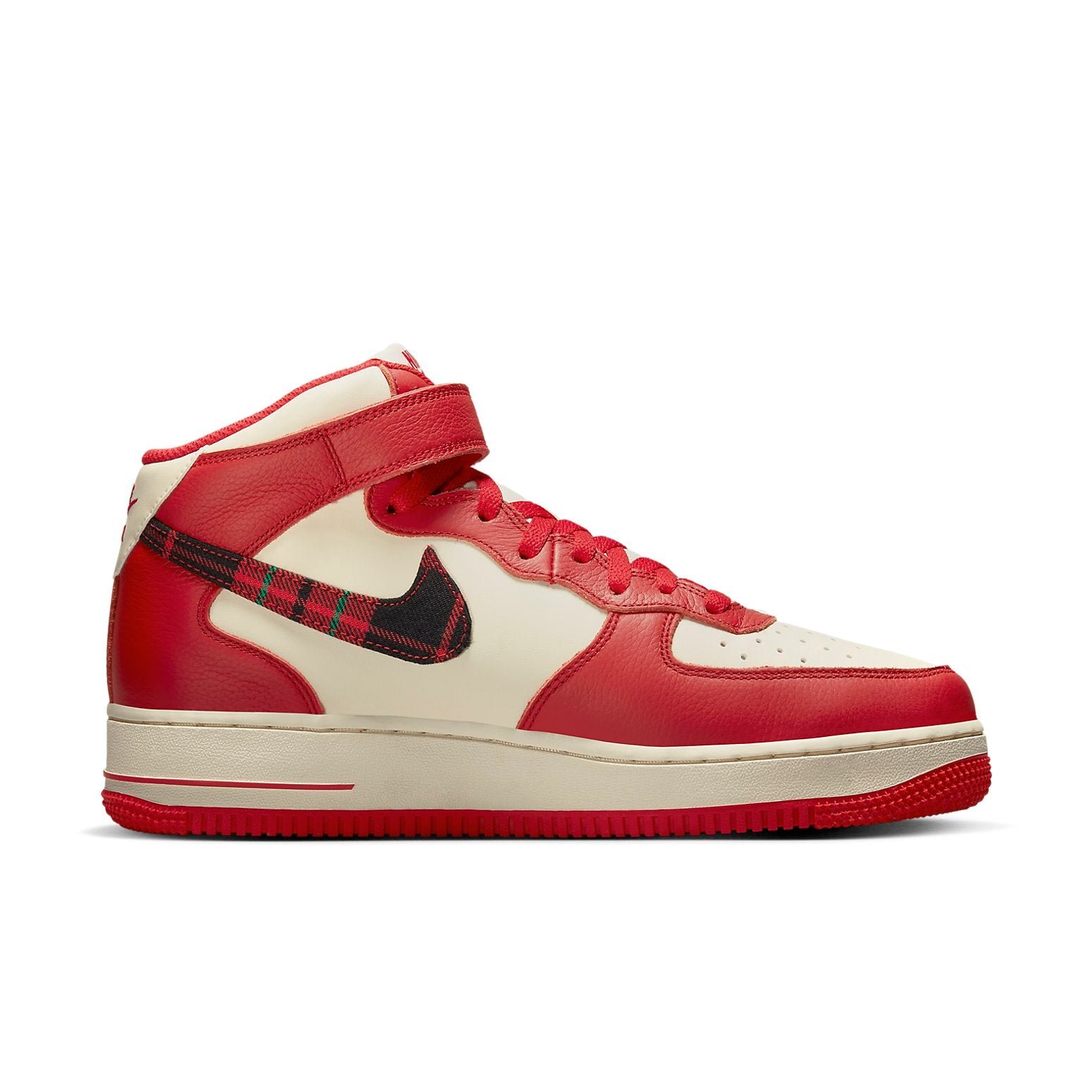 Nike Air Force 1 Mid 07 LX Red Plaid