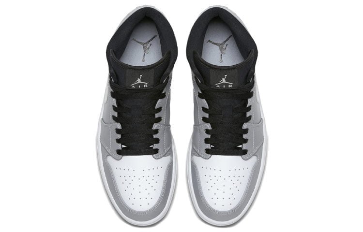 Air Jordan 1 Mid Wolf Grey Black White