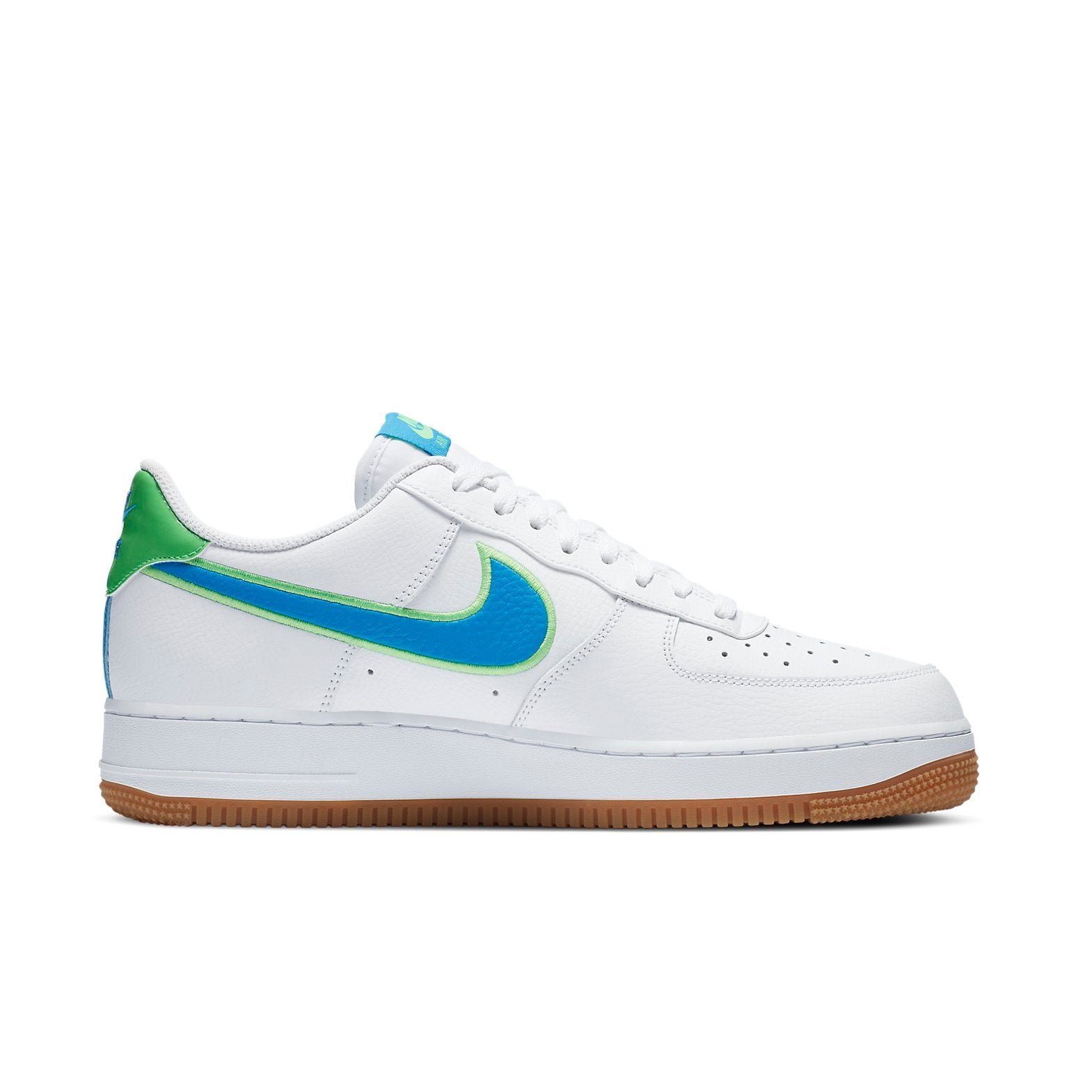 Nike Air Force 1 Low White Bright Blue Green