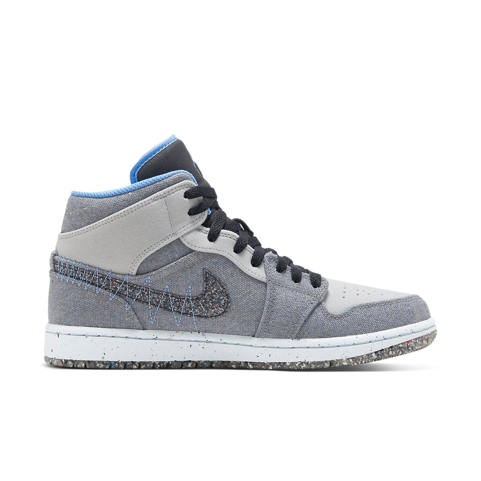 Air Jordan 1 Mid Crater Grey University Blue