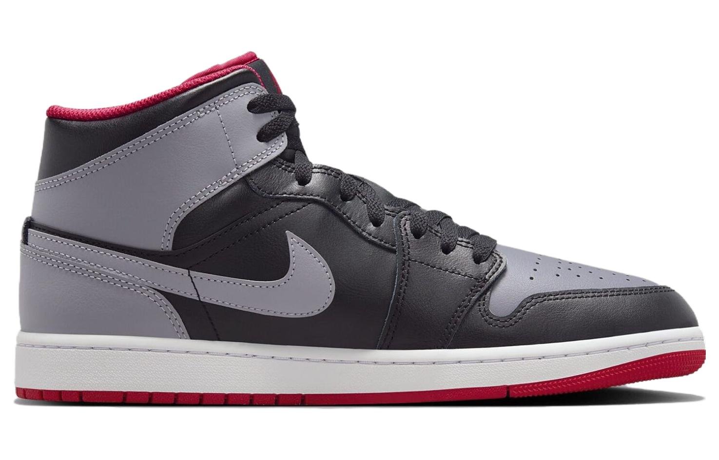 Air Jordan 1 Mid Shadow Fire Red