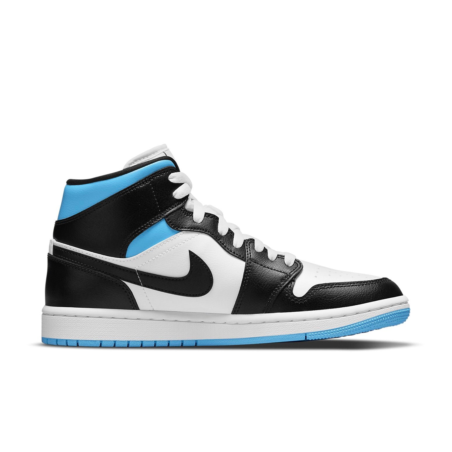 Air Jordan 1 Mid University Blue Black White