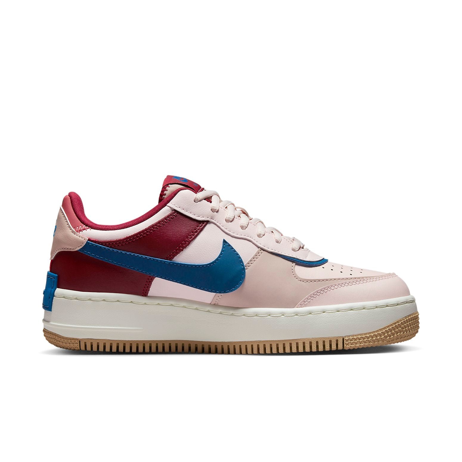 Nike Air Force 1 Low Shadow Light Soft Pink Team Red Blue