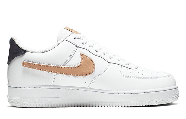 Nike Air Force 1 Low 07 LV8 Removable Swoosh White Vachetta Tan