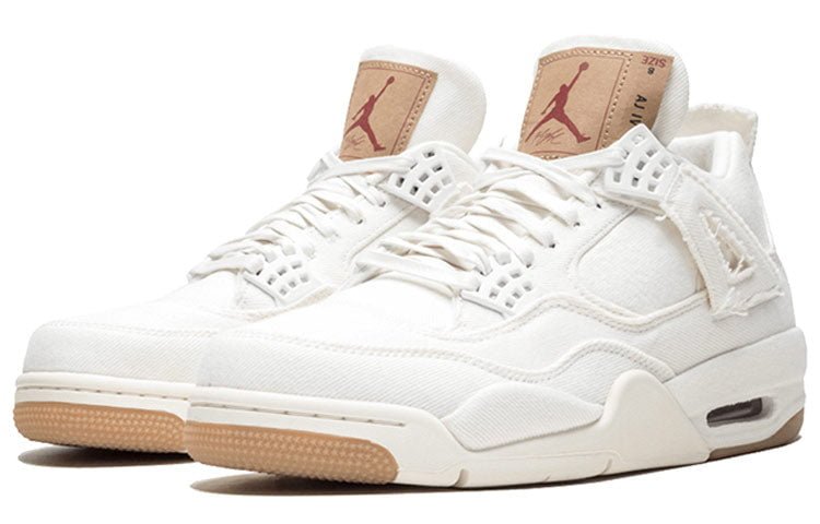 Levis x Air Jordan 4 Retro White Denim
