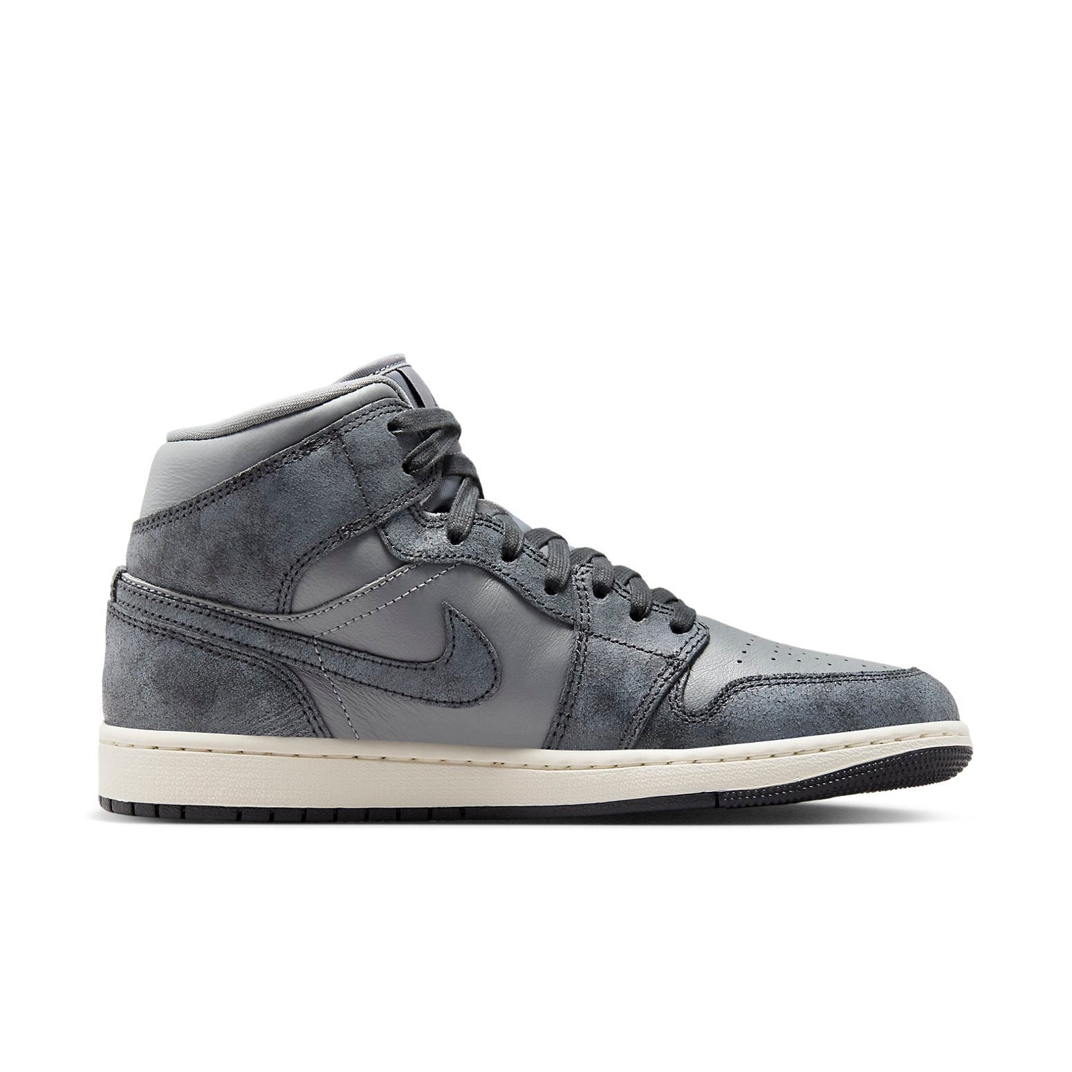 Air Jordan 1 Mid Distressed Smoke Grey