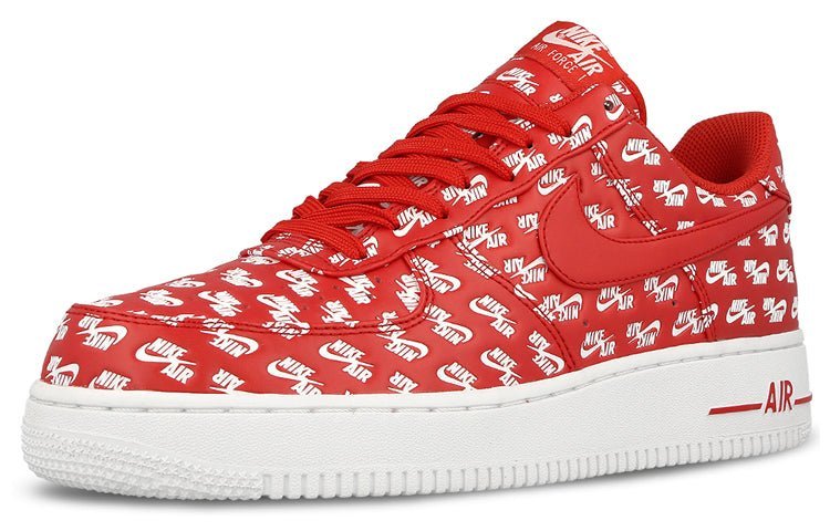 Nike Air Force 1 Low 07 QS All Over Logo Red
