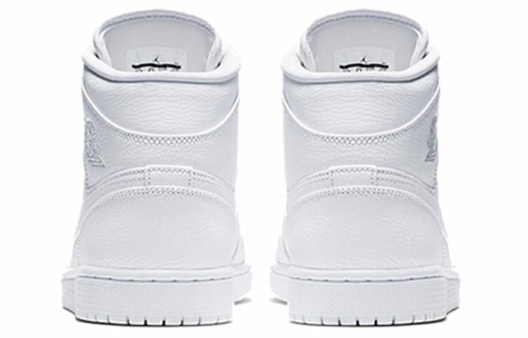 Air Jordan 1 Mid Triple White 2019