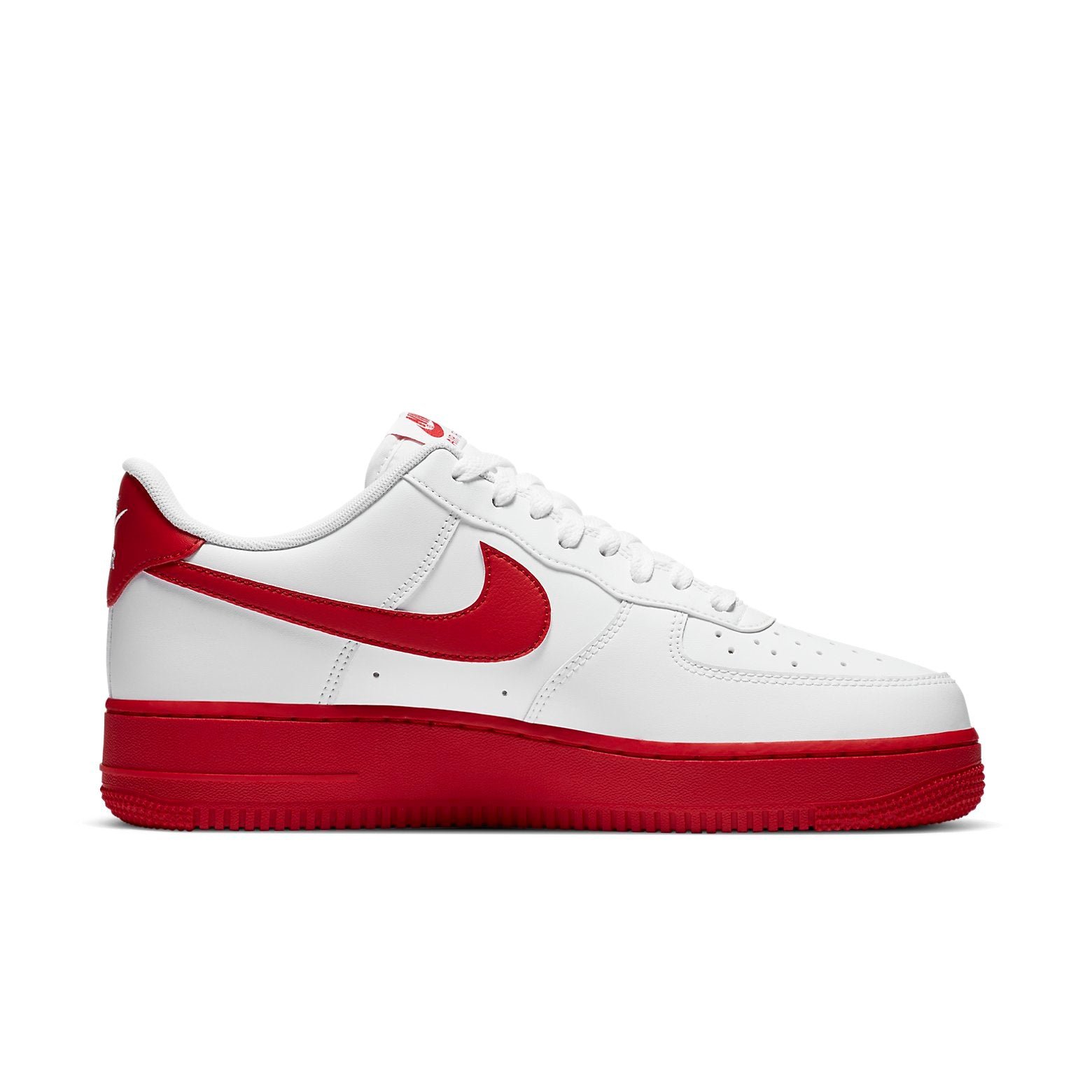 Nike Air Force 1 Low White Red Sole