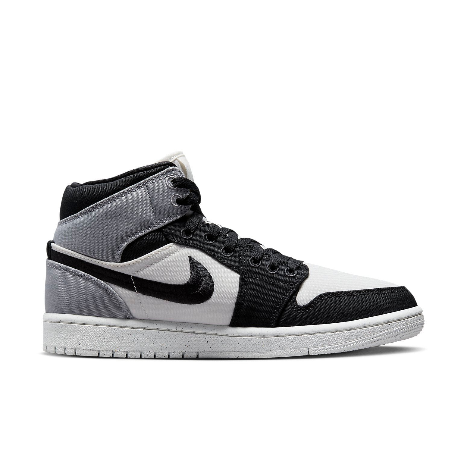 Air Jordan 1 Mid SE Canvas Steel Grey
