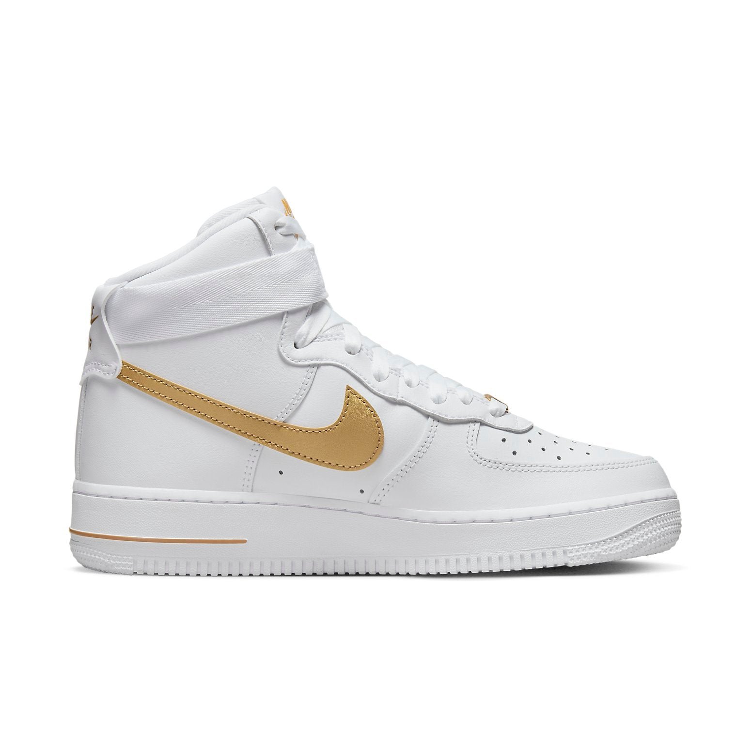 Nike Air Force 1 High White Metallic Gold